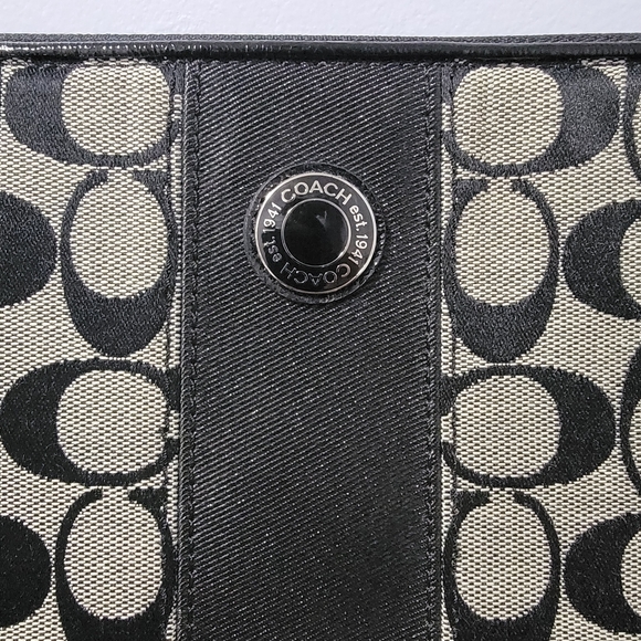 Coach Monogram iPad Tablet Carrying Case with Shoulder Strap - Picture 3 of 11